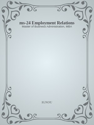 ms-24 Employment Relations